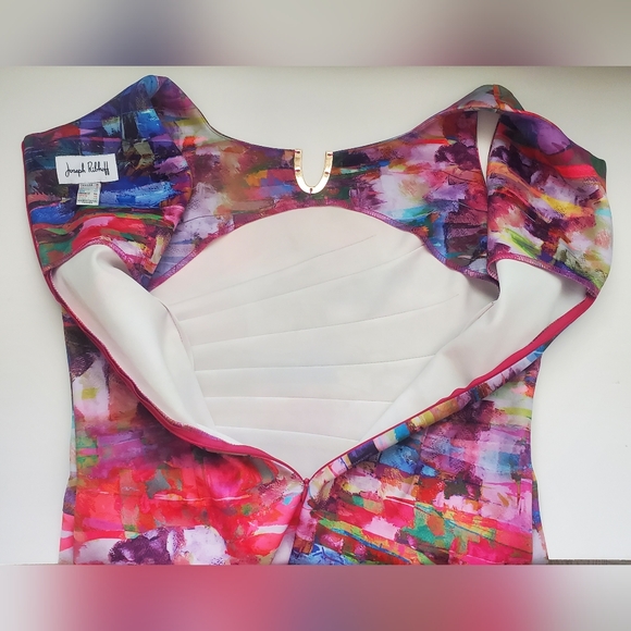 Joseph Ribkoff Multicolor Midi Dress - Picture 6 of 15